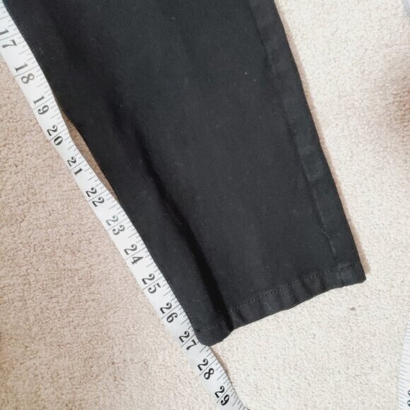 Banana Republic Sloan Black Slim Stretch Ankle Jeans 10 - Picture 5 of 8